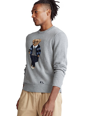 Polo Ralph Lauren Men's Polo Bear Cotton Sweater & Reviews 