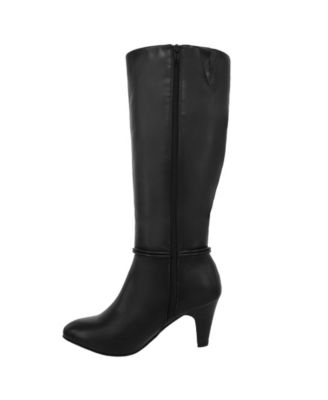 macys womens black dress boots