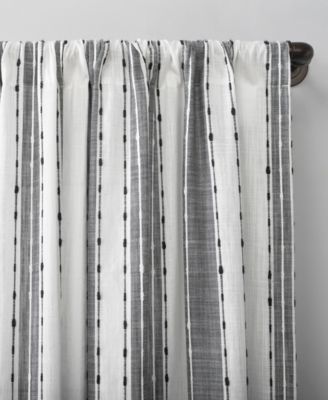 Textured Stripe Cotton Curtain Collection