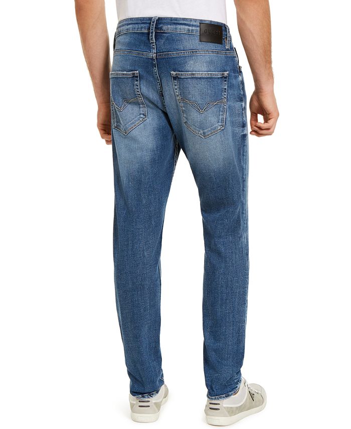 GUESS Men's Athletic Tapered Jeans - Macy's