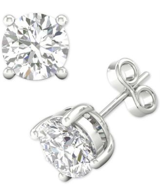 diamond cluster earrings macys