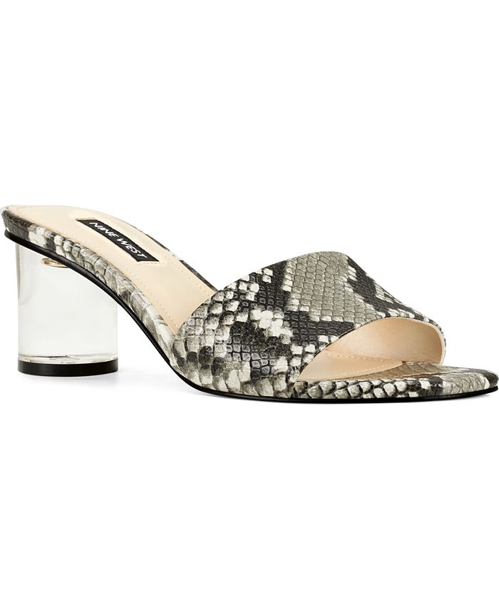 nine west lucite heel