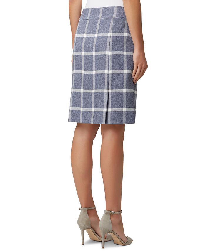 Tahari asl plaid pencil skirt deals