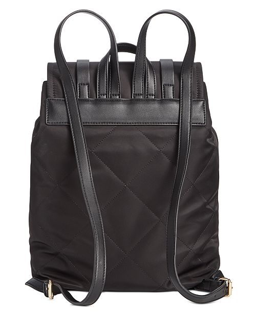 Tommy Hilfiger Amelia Nylon Flap Backpack & Reviews Handbags