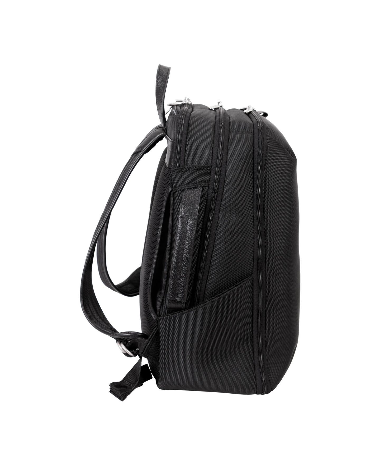 Рюкзак McKlein Englewood 17" Nylon Triple Compartment Laptop Tablet Weekend, цвет: Чёрный — фото 11