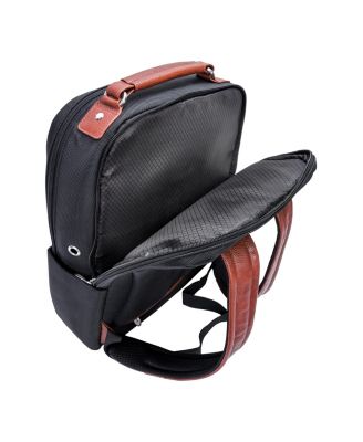 Logan 17" Nylon Dual-Compartment Laptop Tablet Backpack