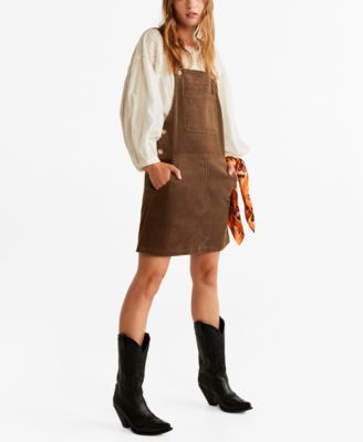 mango pinafore dress