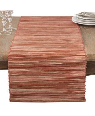 Shimmering Woven Nubby Texture Water Hyacinth Table Runner