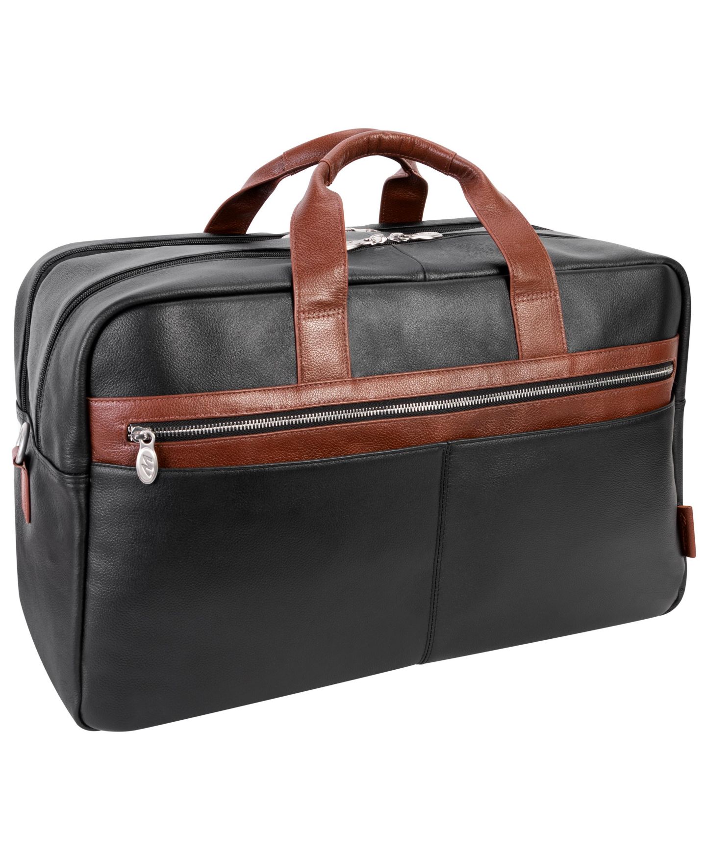 Сумка McKlein Wellington 21" Dual-Compartment Laptop Tablet Duffel, цвет: Чёрный — фото 1