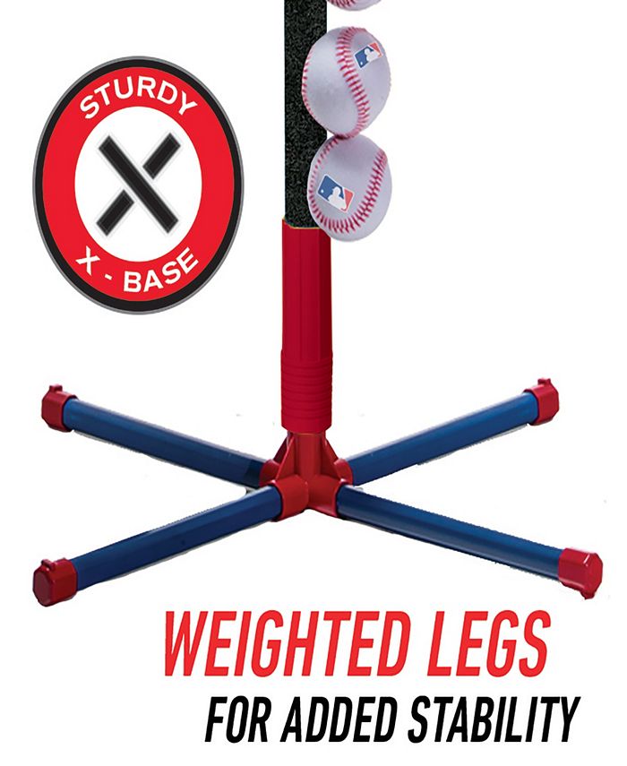 Franklin Sports Kids Baseball Tee MLB 2in1 Grow with Me Tee Ball