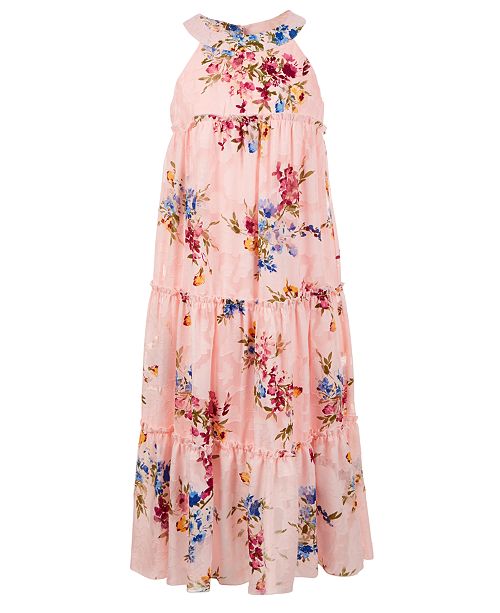 Pink Violet Big Girls Burnout Chiffon Maxi Dress Reviews All
