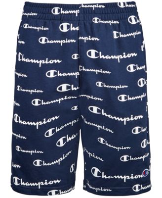 champion nautical big script shorts