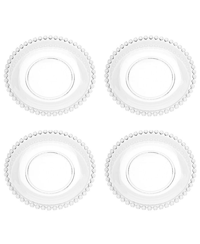 Godinger CLOSEOUT! Serveware, Set of 4 Chesterfield Dessert Plates Macy's