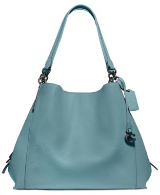 coach shoulder bag blue