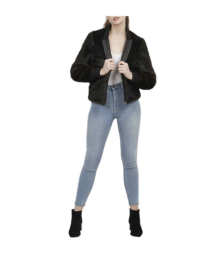 Love Token Genevieve Faux Fur Jacket Macy s