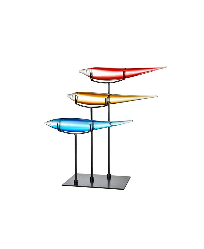 Dale Tiffany 3Multicolor Fish Figurine Macy's