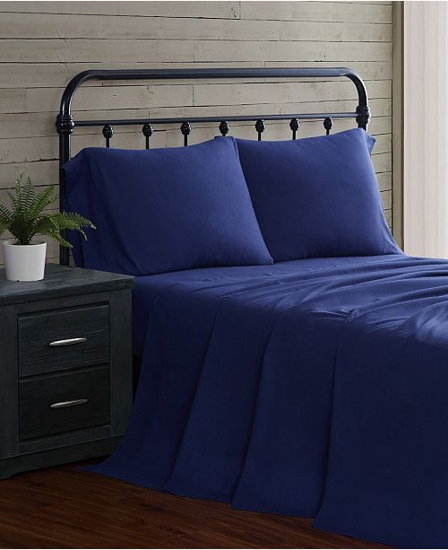 London Fog 4Piece Flannel King Sheet Set & Reviews Sheets