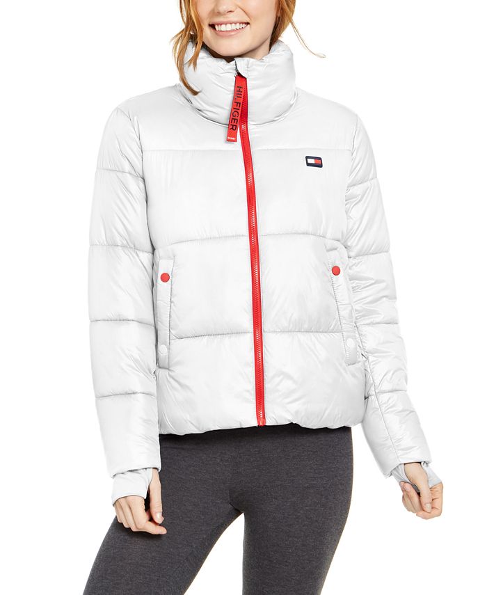Tommy Hilfiger Cropped Puffer Jacket - Macy's