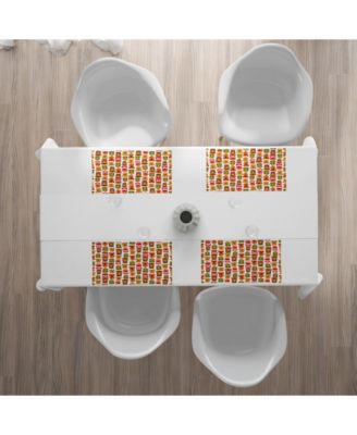 Ambesonne Tiki Bar Place Mats, Set of 4
