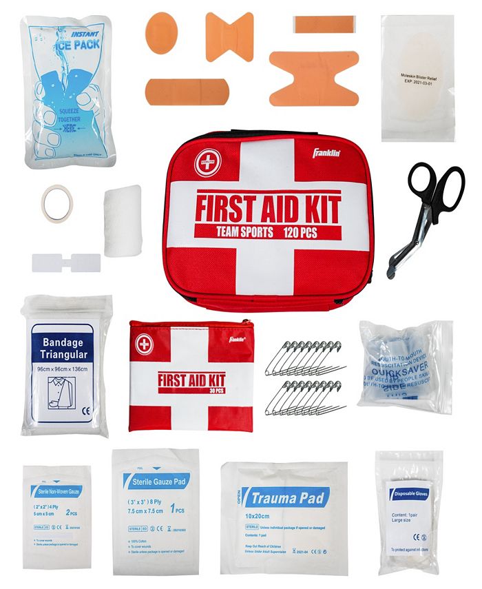 Franklin Sports Sideline Sports Team First Aid Kit 120 Piece First Aid Kit Macy's