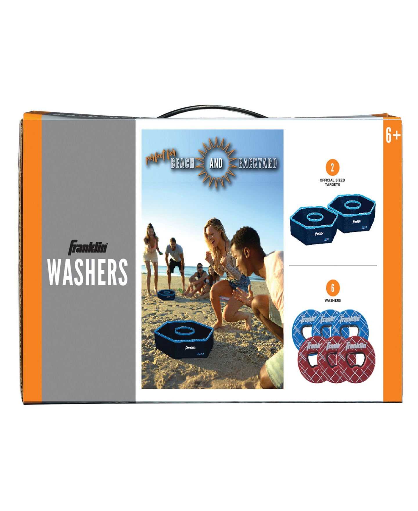 Детская игрушка Franklin Sports Starter Foldable Steel-Core Washer Toss Game, Ages 6+ — фото 2