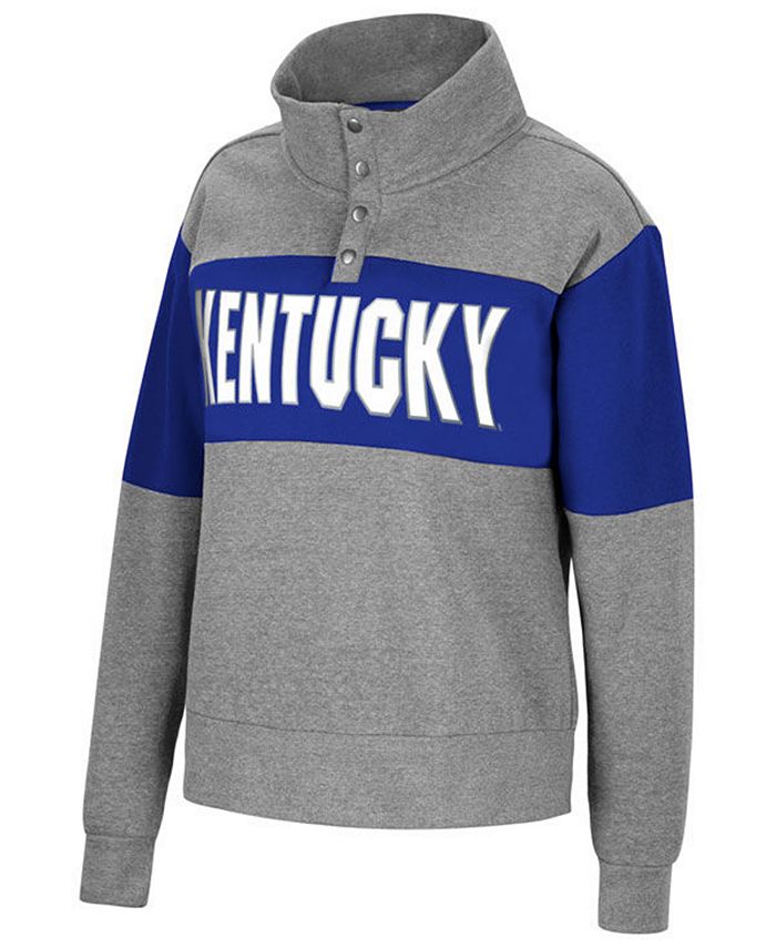 Top Of The World Women S Kentucky Wildcats Colorblock Half Snap Sweatshirt Reviews Sports Fan Shop By Lids Men Macy S