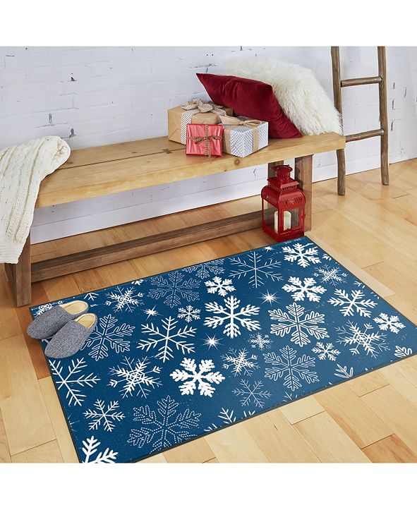 Mohawk Snowflakes Accent Rug, 24" x 40" & Reviews - Home ... (591 x 723 Pixel)