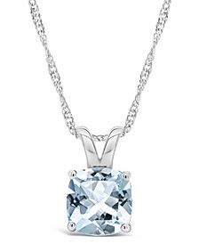 Sky Blue Topaz (2-3/4 ct. t.w.) Pendant Necklace in Sterling Silver. Also Available in Rose Quartz, Citrine and Amethyst