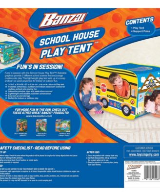 My Little School House Play Tent