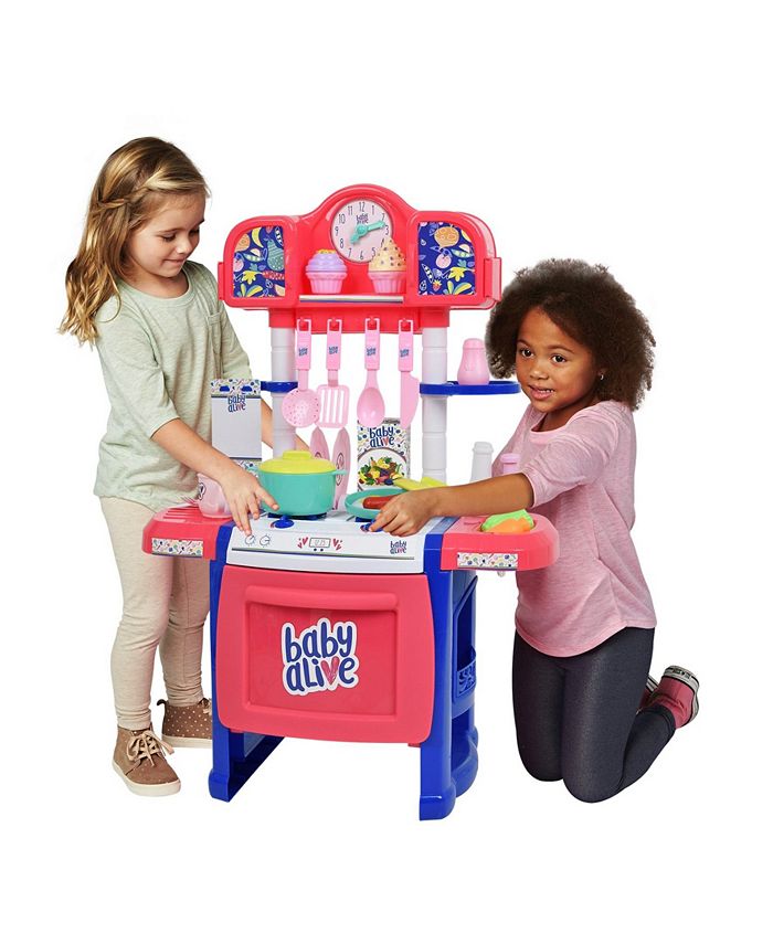 Redbox Baby Alive Pretend Play Baby Doll Kitchen Set with Cooking