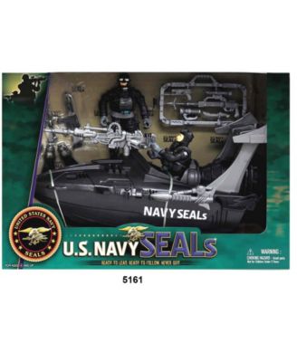 Excite U.s. Navy Seals Figure Playset with Speedboat