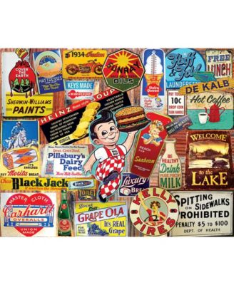 MasterPieces Puzzles White Mountain Puzzles Vintage-like Signs 1000 ...