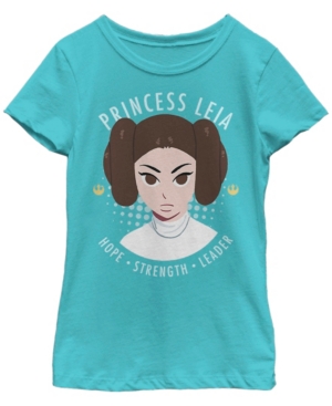 Fifth Sun Star Wars Big Girl's Galaxy of Adventures Princess Leia G1P Short Sleeve T-Shirt