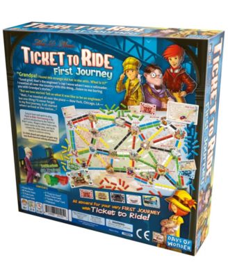 Asmodee Editions Ticket To Ride First Journey Strategy Board Game