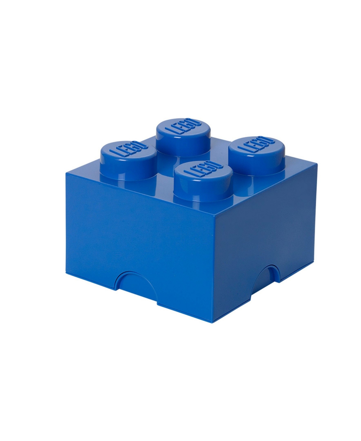 Lego Kids' Storage Brick With 4 Knobs In Dark Blue