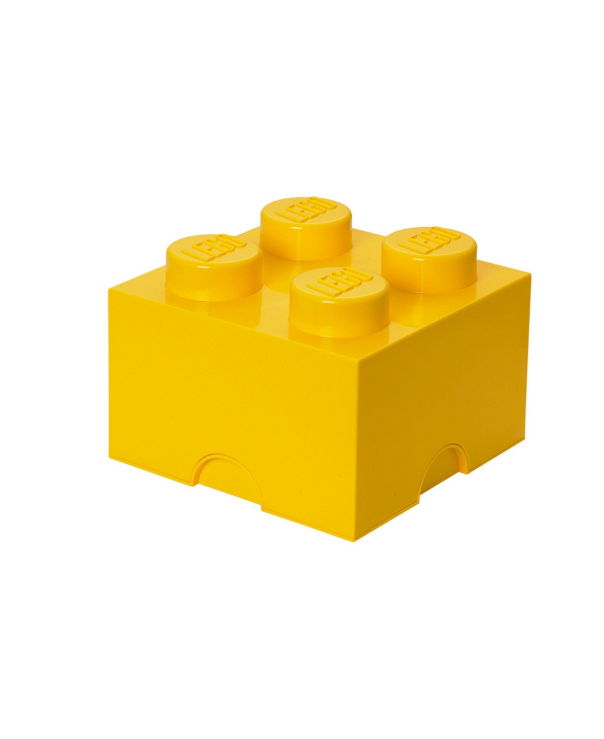 Lego Kids' Storage Brick With 4 Knobs In Yellow