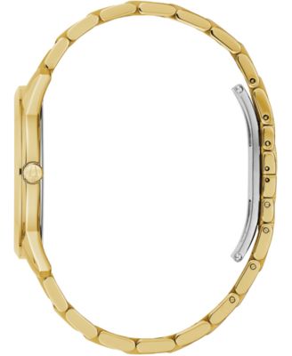 Men's Sutton Diamond-Accent Gold-Tone Stainless Steel Bracelet Watch 40mm