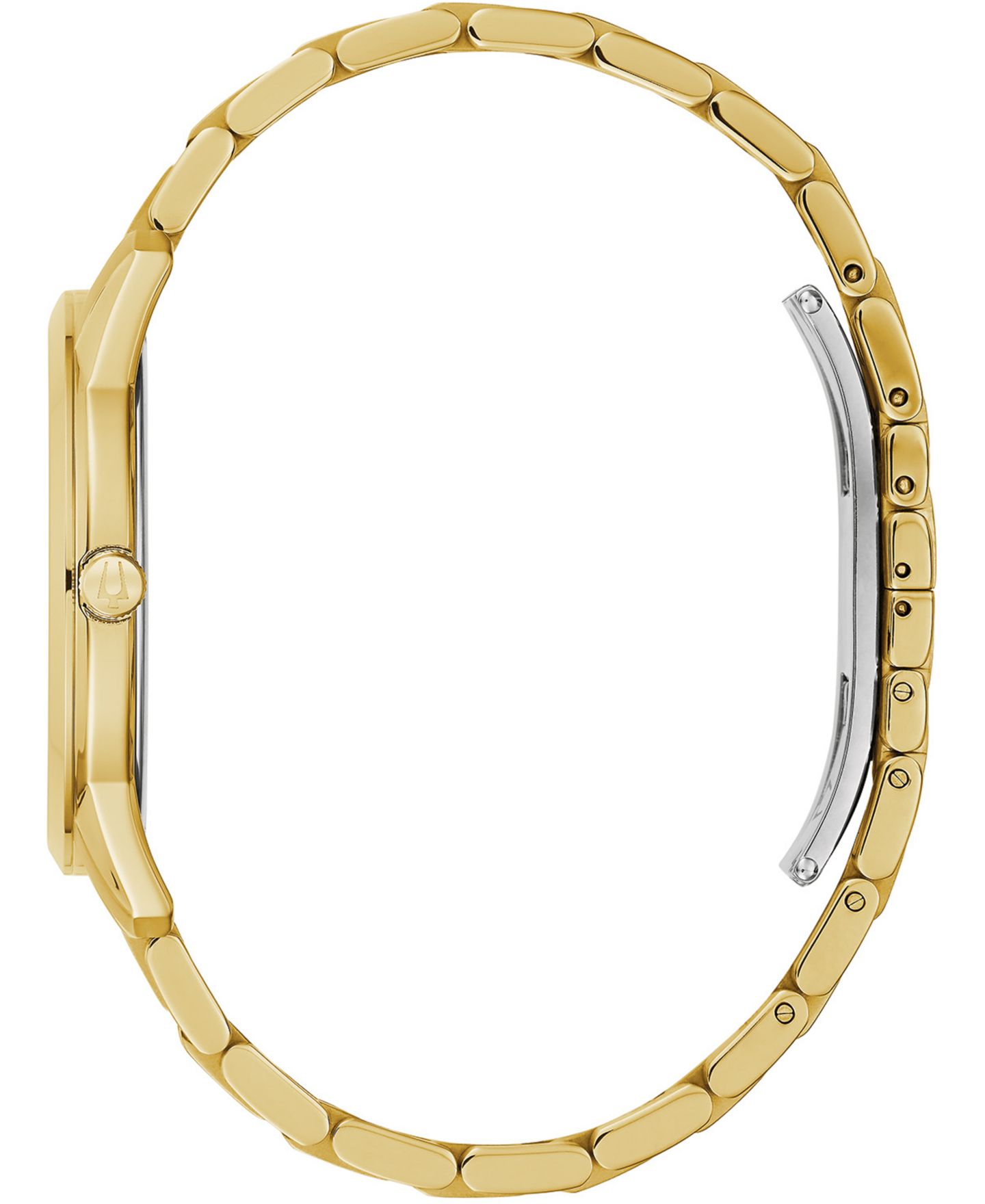 Мужские часы Bulova Sutton Diamond-Accent Gold-Tone Stainless Steel Bracelet Watch 40mm — фото 3