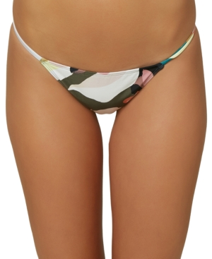 image of O-Neill Juniors- Calla Printed Hipster Bikini Bottoms Women-s Swimsuit