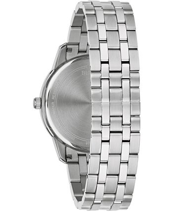 Bulova - Men's Sutton Stainless Steel Bracelet Watch 40mm