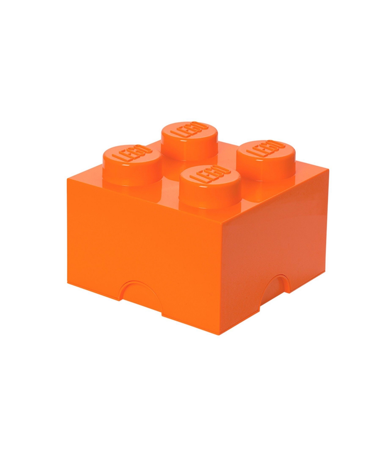 Lego Storage Brick With 4 Knobs In Orange