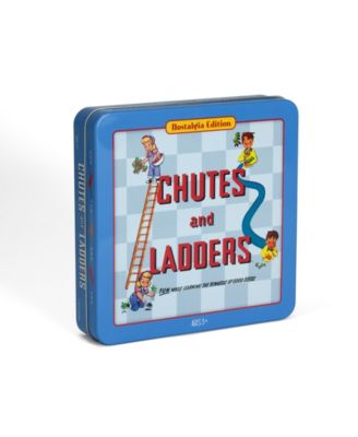 MasterPieces Puzzles Winning Solutions Chutes and Ladders Board Game Nostalgia Edition Game Tin