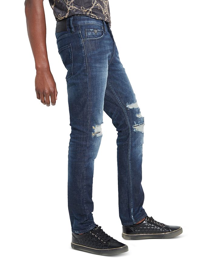 men's black guess jeans