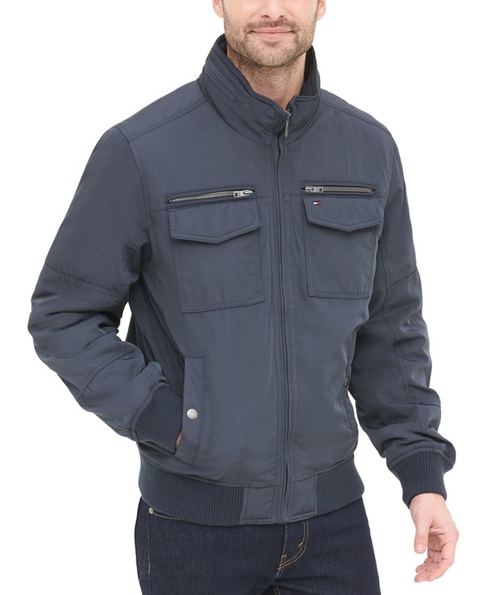 Tommy Hilfiger Men's FourPocket Filled Performance Bomber Jacket
