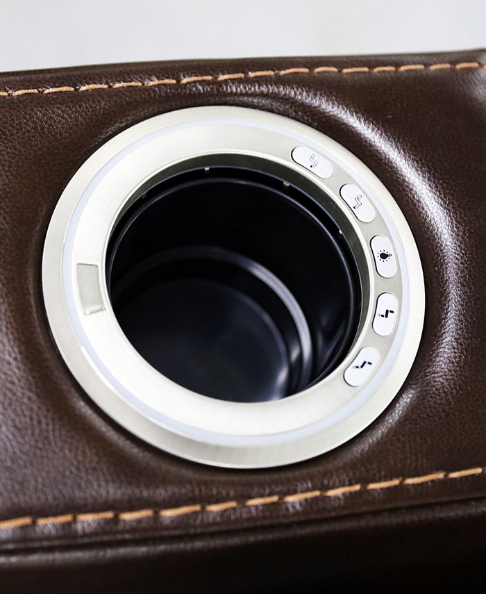 Furniture CLOSEOUT! Oaklyn 84" Leather Sofa With Power Recliners, Power Headrests, USB Power