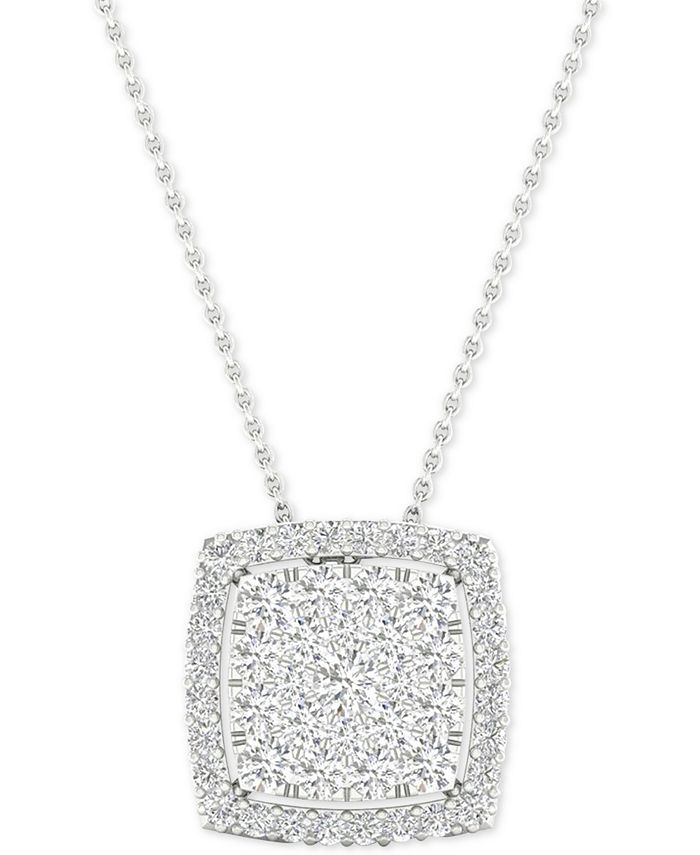 Macy s Diamond Halo Cushion Cluster 18