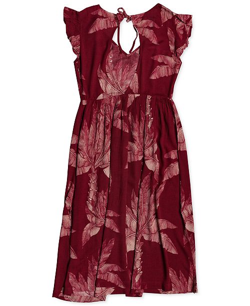 Roxy Juniors Rush Minute Floral Print Dress Reviews Dresses
