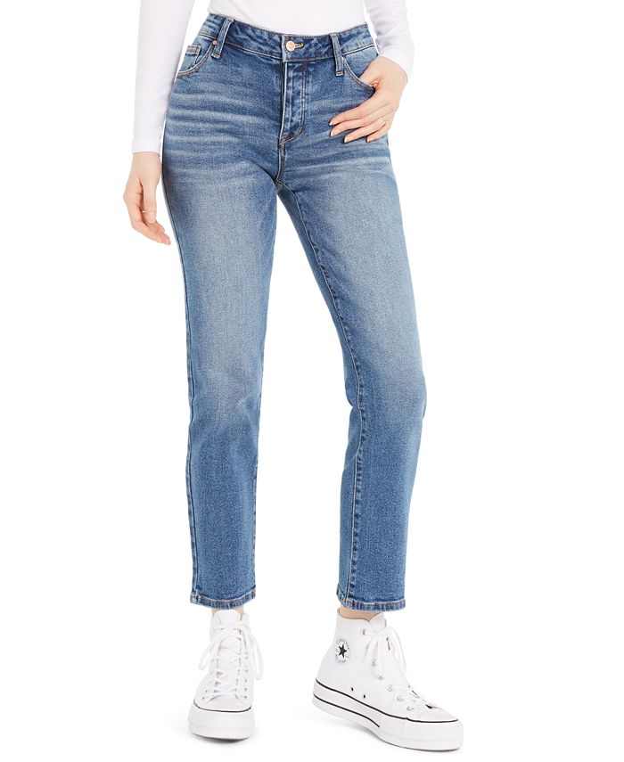 Celebrity Pink Juniors' Straight-Leg Ankle Jeans - Macy's