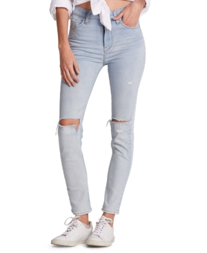 image of Hudson Jeans Distressed Skinny Jeans
