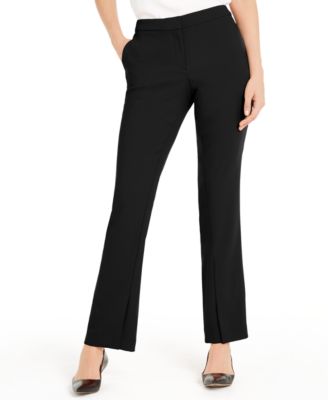 Alfani - Slit-Hem Boot-Cut Pants